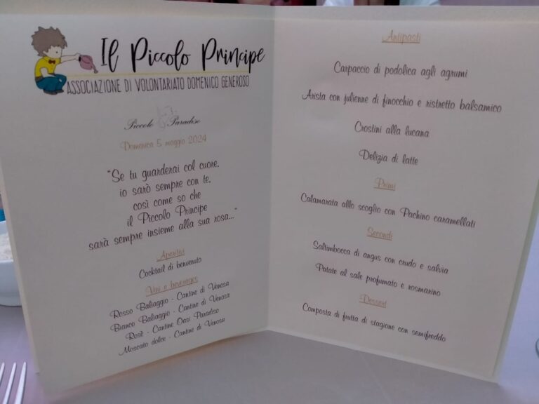 05 maggio 2024 Pranzo Solidale